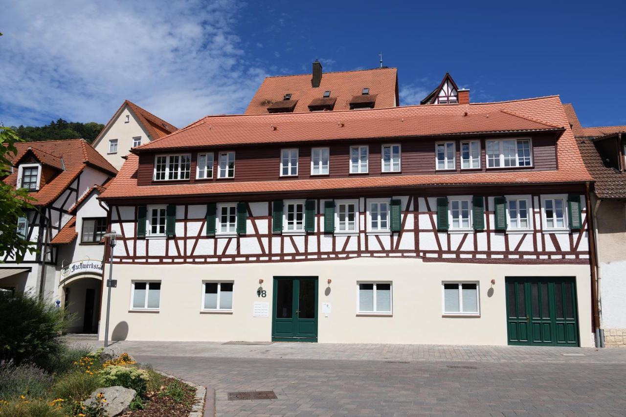 Das Schiefe Haus- Wohnung "Nibelungen" Heppenheim  Exterior foto