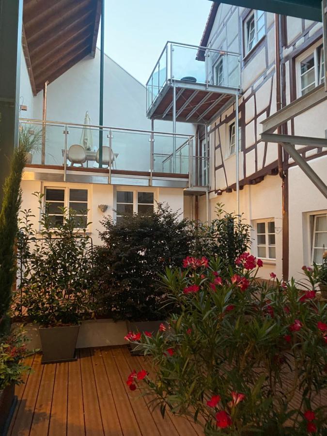 Das Schiefe Haus- Wohnung "Nibelungen" Heppenheim  Exterior foto